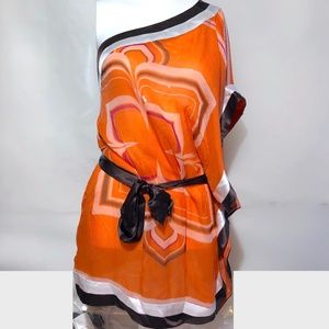 bebe one shoulder dress NWT 69.00 Size Small